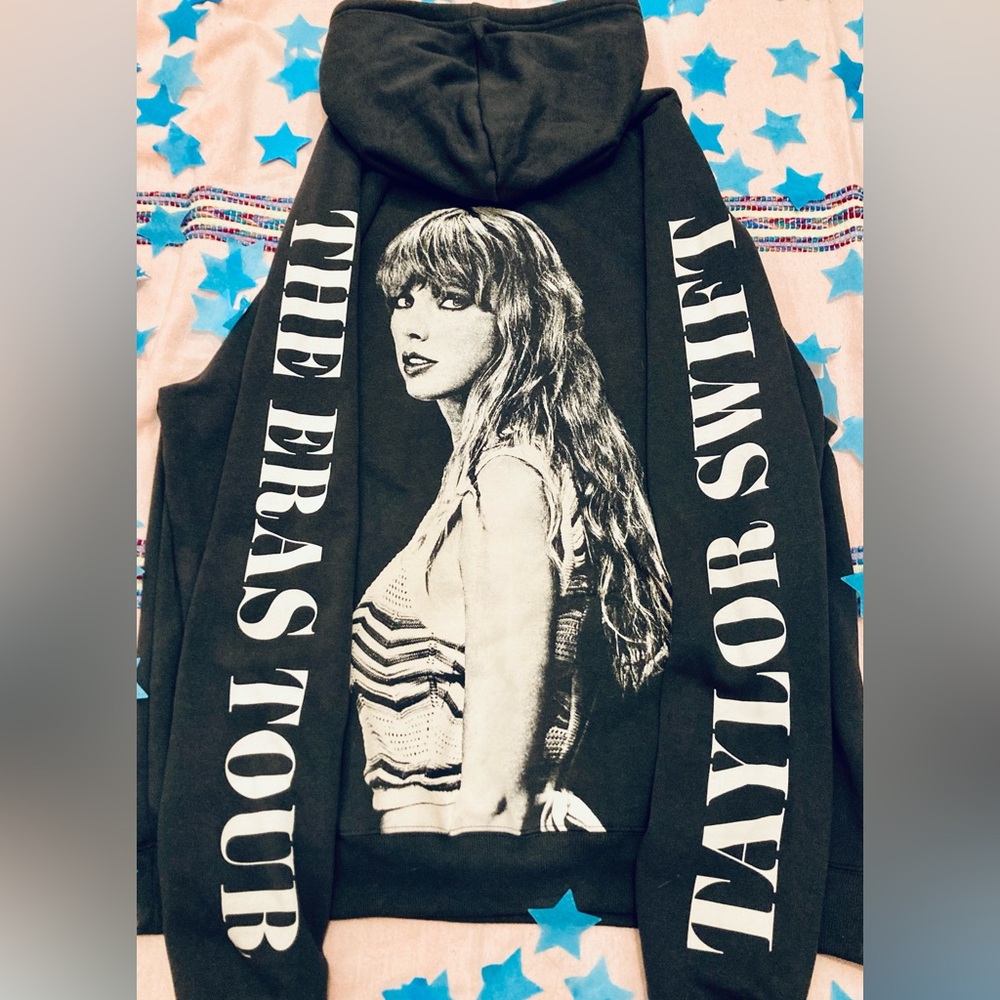 Taylor Swift The Eras Tour Charcoal Hoodie (Official Merch)